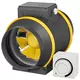 Ruck ETAMASTER buisventilator met EC motor 780m³/h - Ø 150 mm + bediening potentiometer 10 kO
