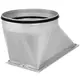 Ruck® overgang kanaal/pijp - 500x200 - Ø315 met rubber afdichting - UKR 1050 315