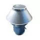Deflectorkap rond 400 mm (RVS / INOX)
