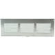 Metalen rechthoekige sleuf rooster 300x100 zink - MR3010ZN