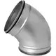 Ronde spiro bocht 60° Ø 125mm voor spirobuis