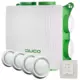 DucoBox Silent 2.0 400 m³/h + RF bediening + 4 ventielen - randaarde stekker
