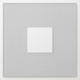 Geperforeerd plafondrooster voor toe- en afvoer 595x595 mm – 160 mm – RAL 9016