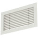 Staafrooster aluminium – met klemveren – 800x200 mm – RAL 9010