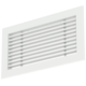 Staafrooster aluminium – met klemveren – 400x150 mm – RAL 9016