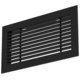 Staafrooster aluminium – met klemveren – 400x100 mm – RAL 9005