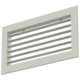 Wandrooster aluminium enkel instelbaar – met klemveren – 200x100 mm – RAL 9010
