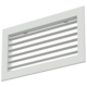 Wandrooster aluminium enkel instelbaar – met klemveren – 200x100 mm – RAL 9016