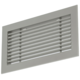 Staafrooster aluminium – met klemveren – 400x150 mm – Geanodiseerd aluminium