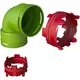 Ubbink Air Excellent 48C bocht 90° koppelstuk