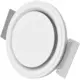 Ergovent instucbaar frameloos ventilatieventiel rond 100 mm - met Coanda-effect