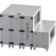 Maxivent WTW luchtbehandelingkasten met warmtewiel 10000 m3/h met warmwaterbatterij en koudwaterbatterij horizontaal links - RHE 10000 H WKJL T 01