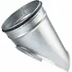 Zadelstuk Ø 355mm - 315mm (45°) - Gegalvaniseerd