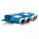Vent-Axia Uniflexplus samengestelde verdeler 10x Ø90mm met verticale tuit Ø125mm