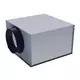 Ongeïsoleerde plenum voor vierkante wervelroosters 394x394 mm (WP100S)