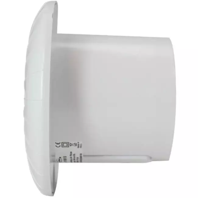 Badkamerventilator Ø 100 mm wit - aRid 100 BB