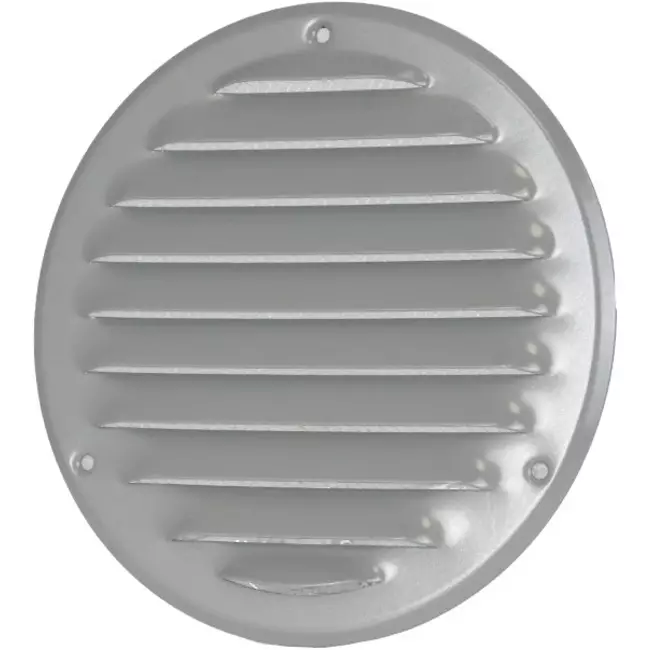 Metalen ventilatierooster rond Ø160 mm grijs - MR160P - RAL9006