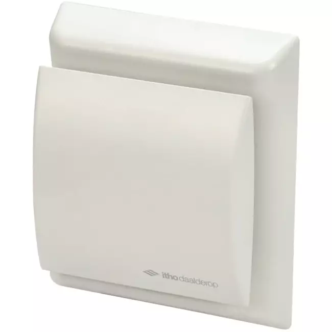 Itho Daalderop Badkamerventilator Ø 100 mm- wit met timer BTV-N201 T