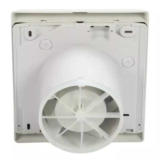 Itho Daalderop Badkamerventilator Ø 100 mm- wit met timer BTV-N201 T