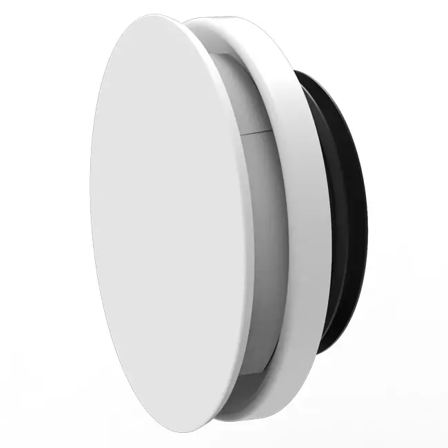 Vent-Axia Uniflexplus RV 100 mm regelbaar toe- en afvoerventiel - wit
