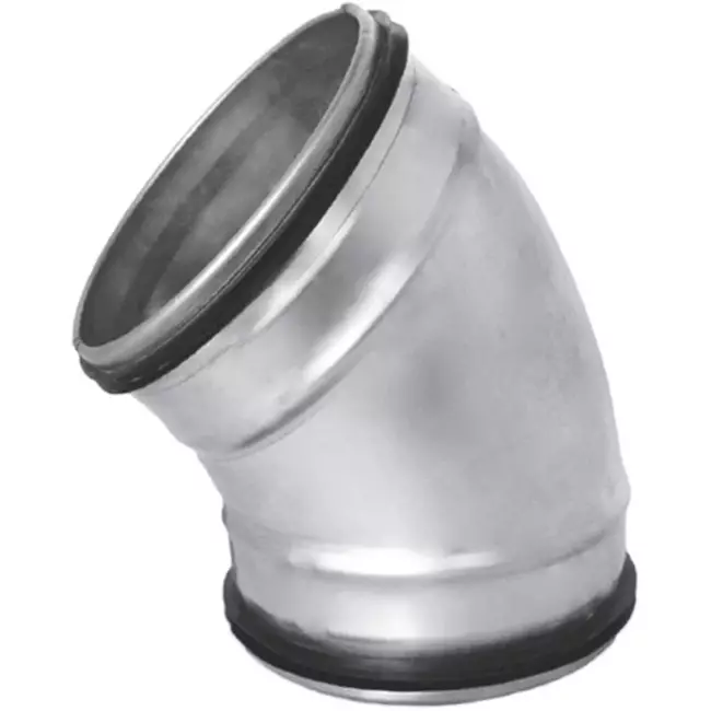 Ronde spiro bocht 45° Ø 160mm voor spirobuis