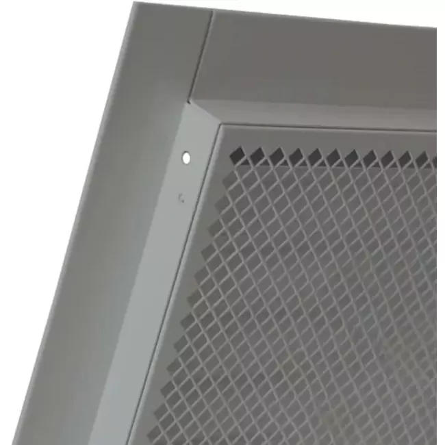 Metalen rooster industrieel 150x200mm zink - MRF1520Zn