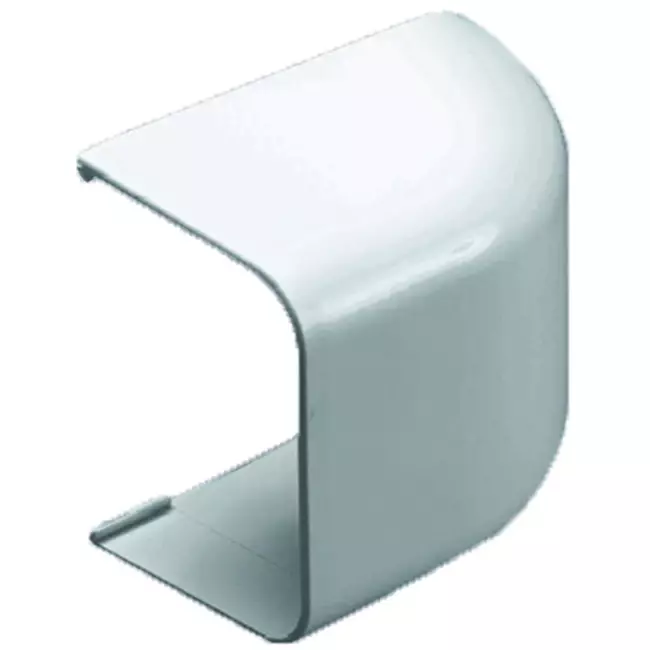 Climaplus airco leidinggoot Eindstuk RAL 9010 WIT