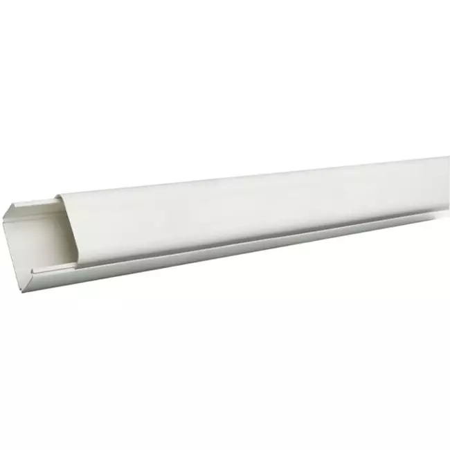 Climaplus montagekanaal 90 x 65 mm Ral 9010 Wit. lengte 1,5 meter