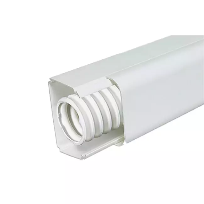 Climaplus airco leidinggoot Montagekanaal 35x30mm, 2 meter RAL 9010 WIT