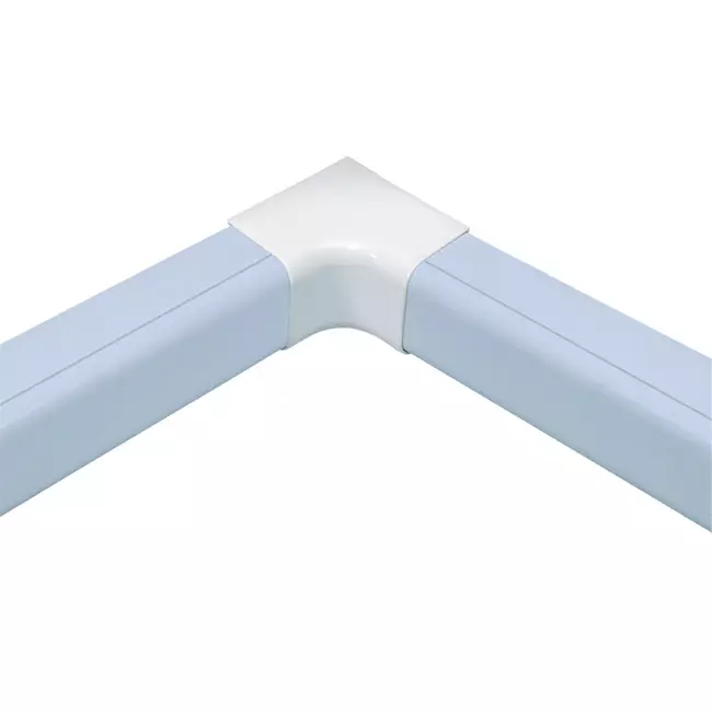 Climaplus airco leidinggoot Binnenbocht 90x65mm RAL 9010 WIT