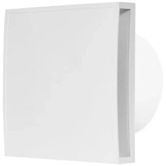 Badkamerventilator Ø 125mm wit met timer en vochtigheidssensor - Design EET125HT
