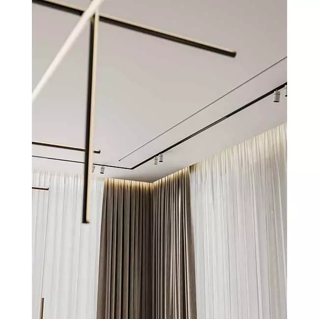 Ergovent instucbaar frameloos lijnrooster 1050 mm met aansluitdiameter 75 mm - modulair - 1 sleuf