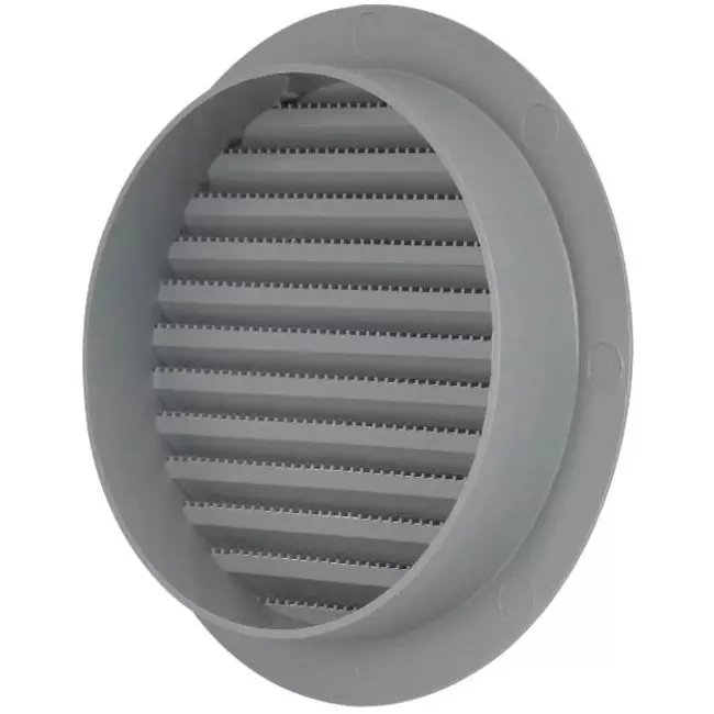 Schoepenrooster diameter: 125mm grijs - VR125P