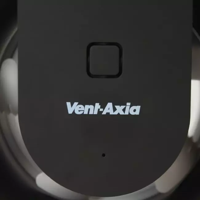 Badkamer ventilator Svara met timer, vocht- en lichtsensor 100-125mm (app-gestuurd) ZWART