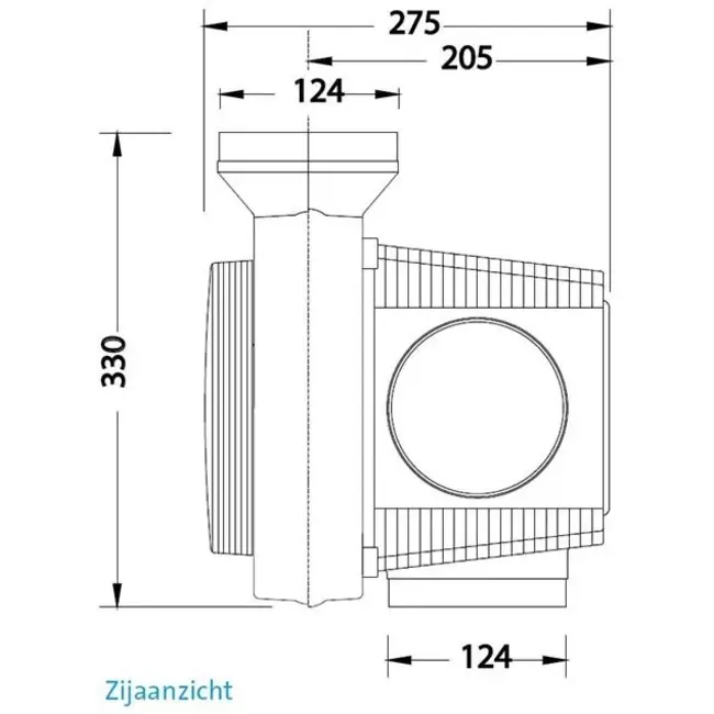 Orcon Compact 10P 320 m³/h - perilex stekker