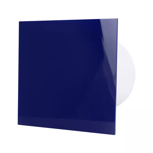 Air Roxy badkamerventilator met aansluitdiameter 125 mm – kunststof front blauw