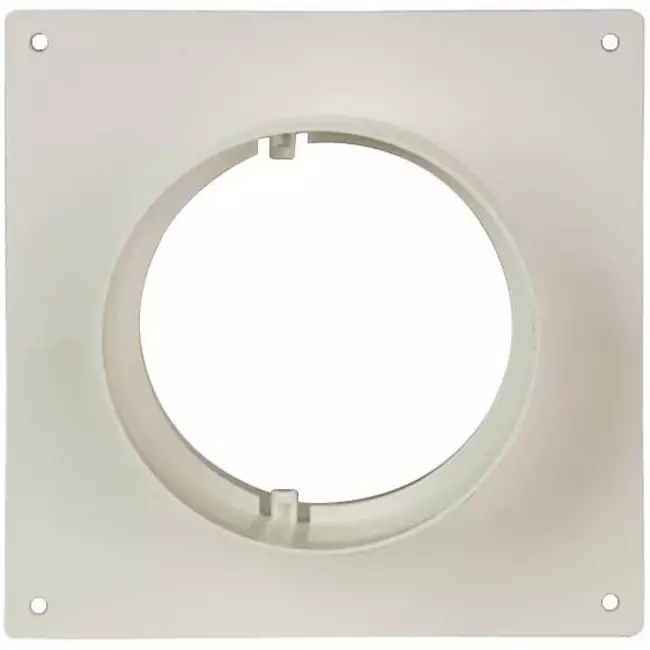 Ronde kunststof muurplaat diameter: 125mm AFS125
