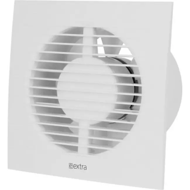 Europlast badkamerventilator Ø 125 mm Wit met timer - EE125T