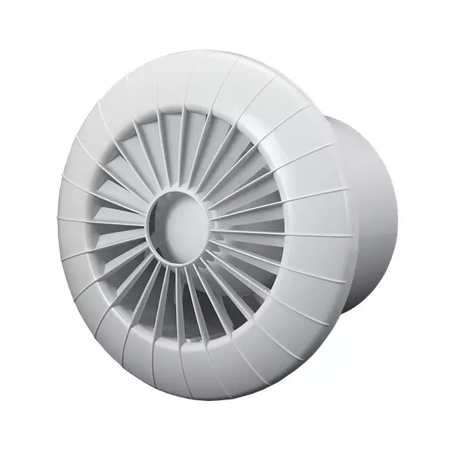 Badkamerventilator Ø 100 mm wit - aRid 100 BB HS