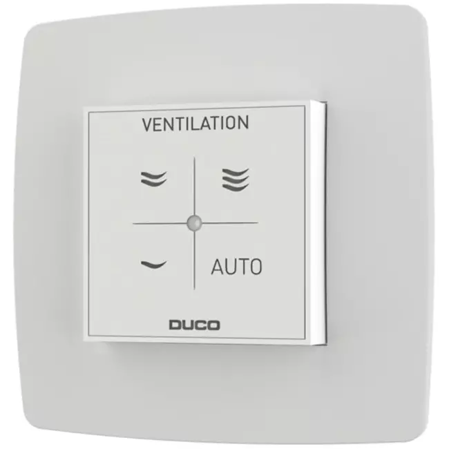 Duco CO2 ruimtesensor met bediening RF/Wired wit