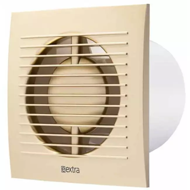 Europlast badkamerventilator 100 mm met timer - goud - EE100TG