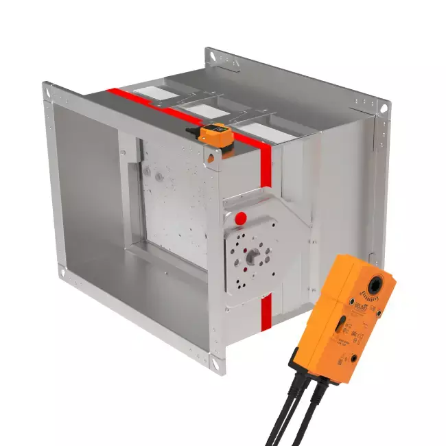 Brandklepservomotor 24V, 4 Nm, open/dicht - E-BFL24 T