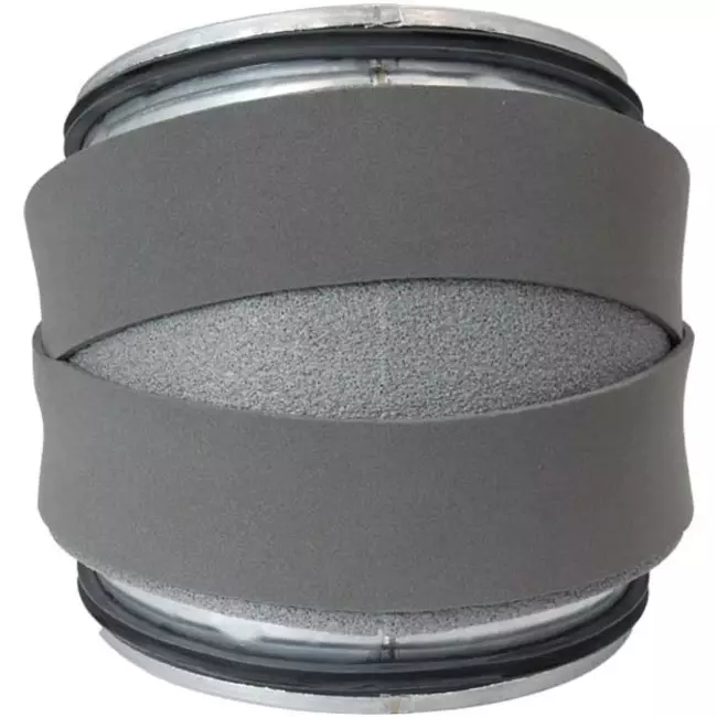 Thermoduct 13mm bocht diameter 250 mm 30 graden geisoleerd