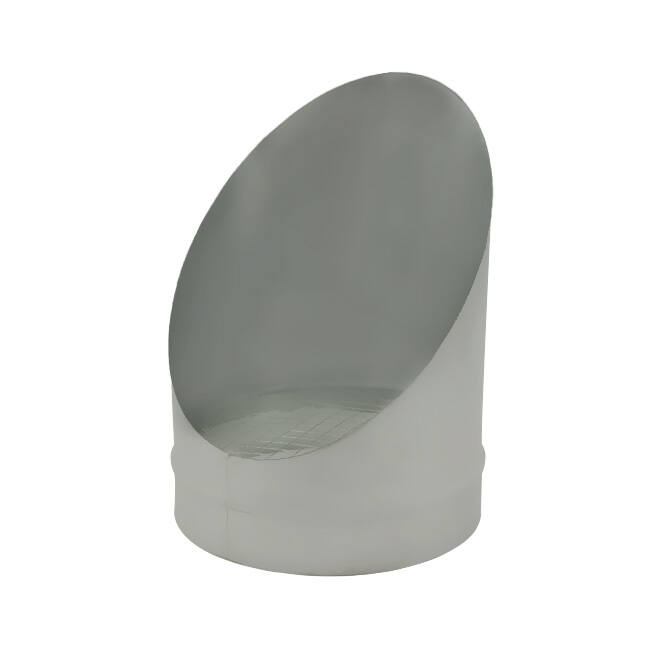 Buisrooster diameter 160mm 45 graden (Sendz. Verz.) RAL7035