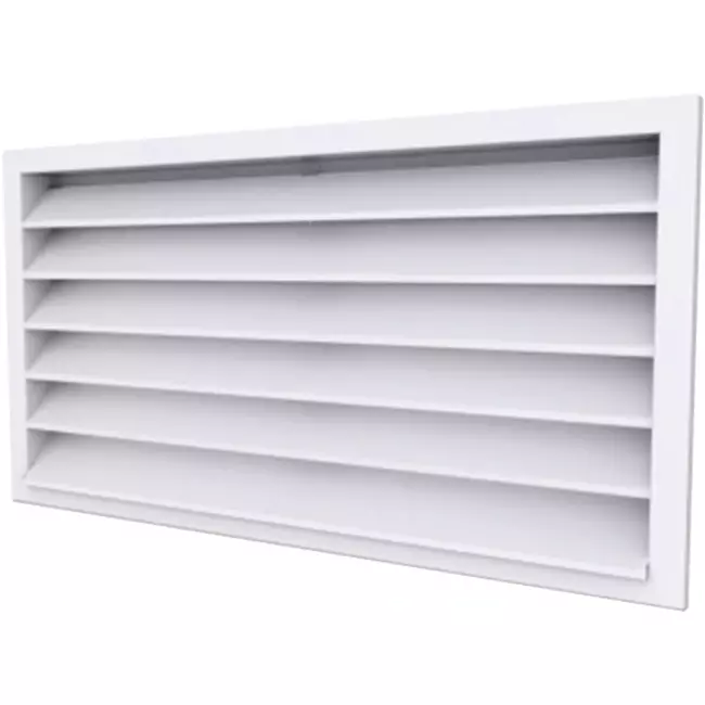 Buitenmuurrooster aluminium 1800x700 - RAL 9003