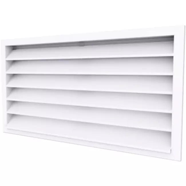 Buitenmuurrooster aluminium 1800x700 - RAL 9016