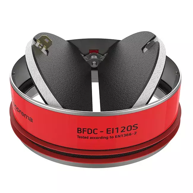 Brandvlinderklep rond 150 mm - E-BFDC EI120S 150