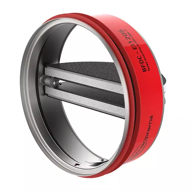 Brandvlinderklep rond 150 mm - E-BFDC EI120S 150