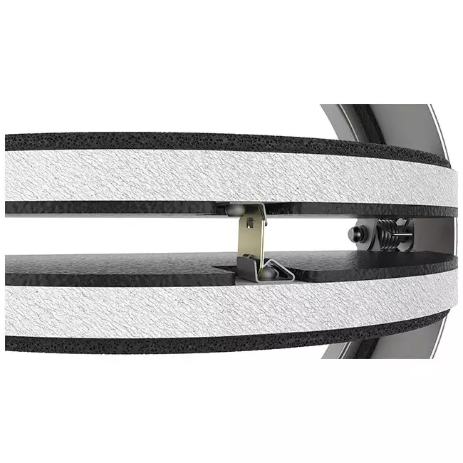 Brandvlinderklep rond 150mm met ventilatieventiel - E-BFDC V EI120S D150