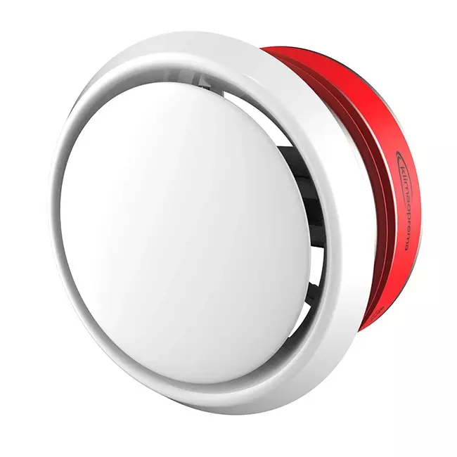 Brandvlinderklep rond 150mm met ventilatieventiel - E-BFDC V EI120S D150